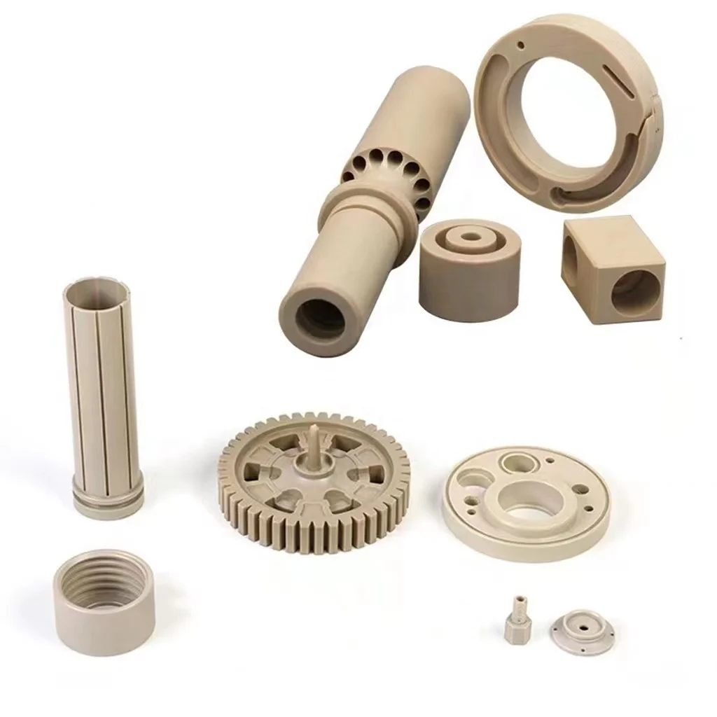 CNC подвергая механической обработке пластиковые детали PEEK ABS POM PE акриловые пользовательские