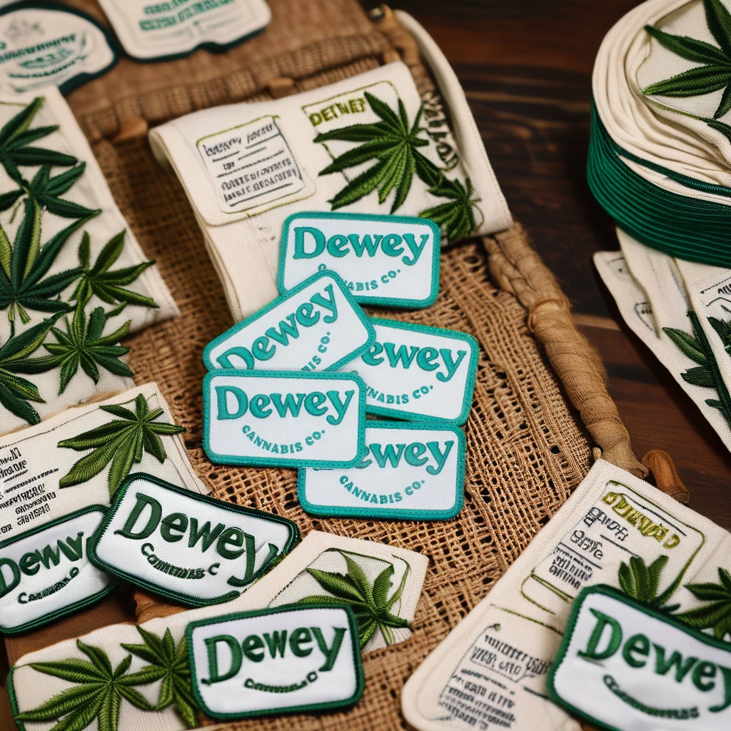 Iron On Fabric 3D Letters Logo Embroidered Labels Maker Garment Custom Embroidery Patches for Clothing