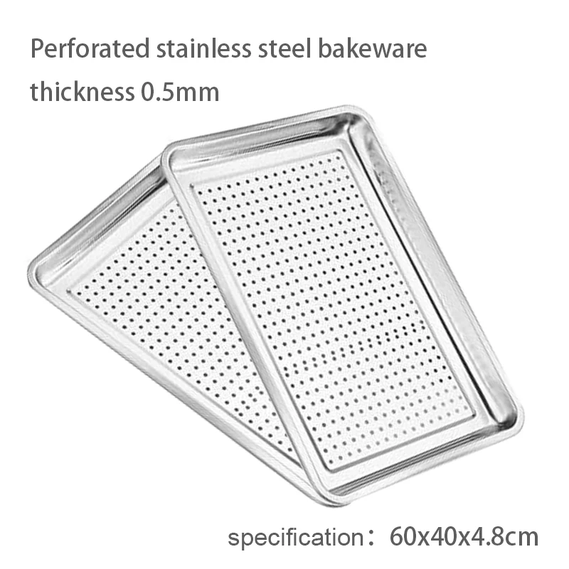 Factory price Steel Perforated GN Pan Restaurant cake tray baking Perforated  food GN Pan