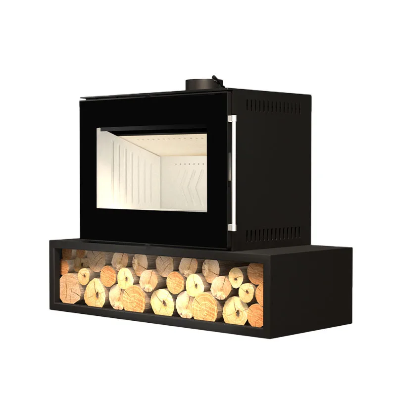 Large carbon steel furnace, real fire fireplace, wood stove, wood burning stove