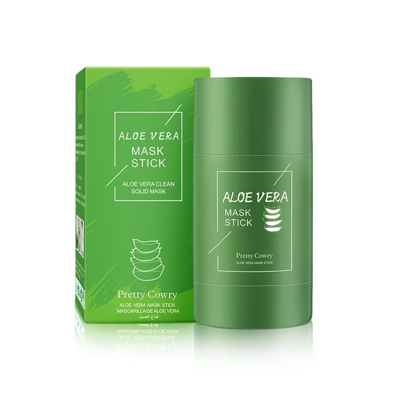 Wholesale aloe vera Oil Control Solid Mud film Mask Pore Deep Facial mask Clean Blackhead Face Mask stick