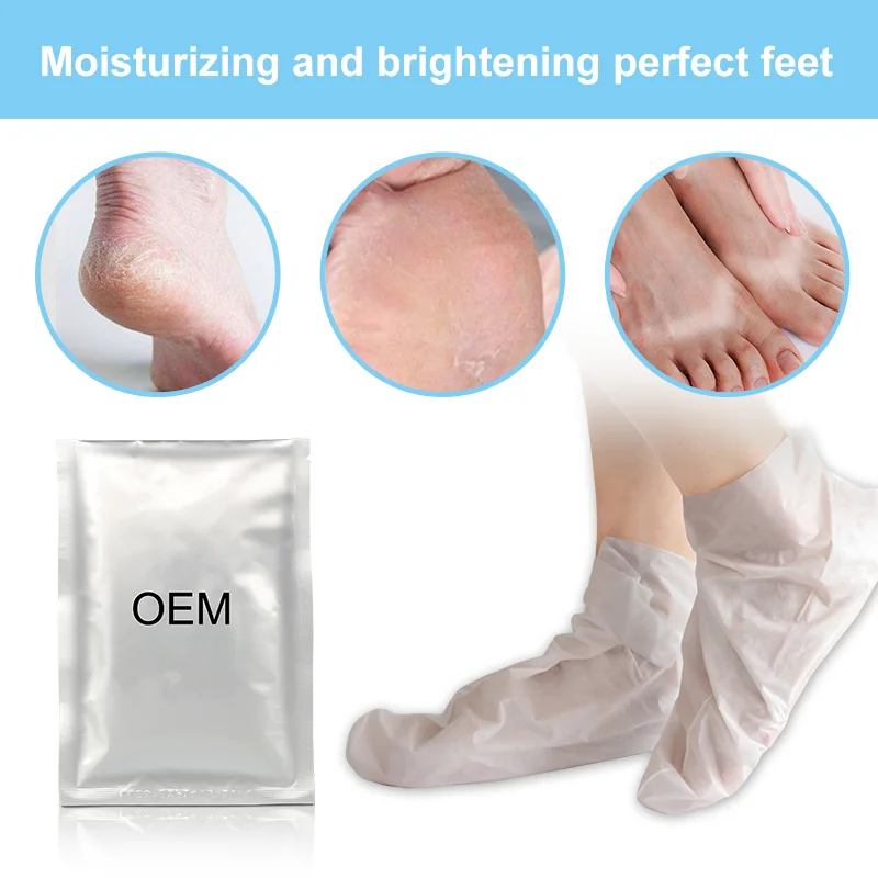 Wholesale Skin Care Collagen Whitening Moisturizing Hydrating Anti Aging Soft Foot Mask