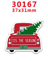 Christmas acrylic planar resin flatbacks pr30165