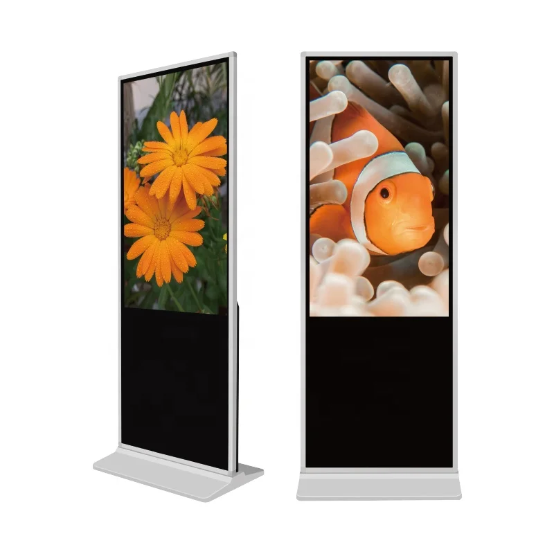 Hot Sale Floor Standing Digital Signage and Display  LCD Screen Totem Kiosks 55 Inch Indoor Advertising Playing Equipment