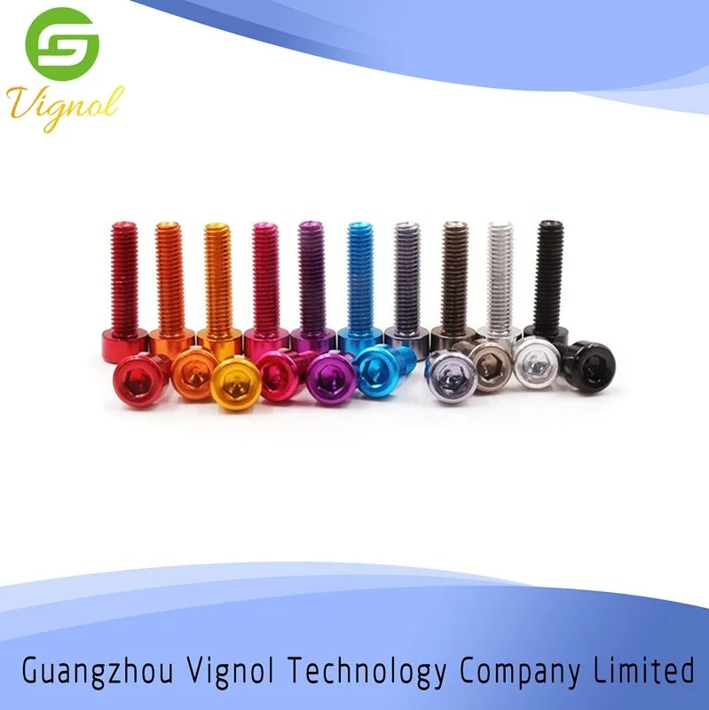 M4 M5 M6 M8 M10 Aluminum locknuts Serrated locknuts