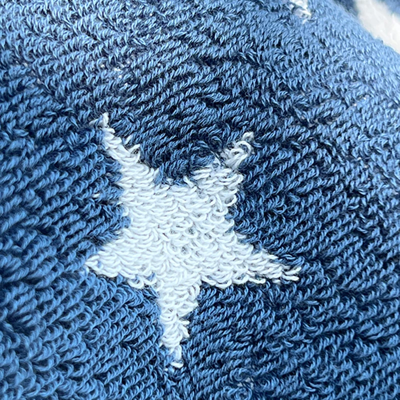 2023 Wholesale jacquard  Geometric hand towel 100% cotton custom logo super soft face towel gift set