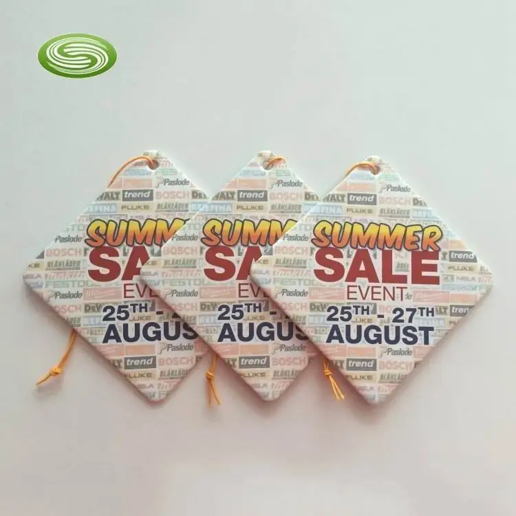 Customized perfume card Air Refreshing Card paper Car Freshener
