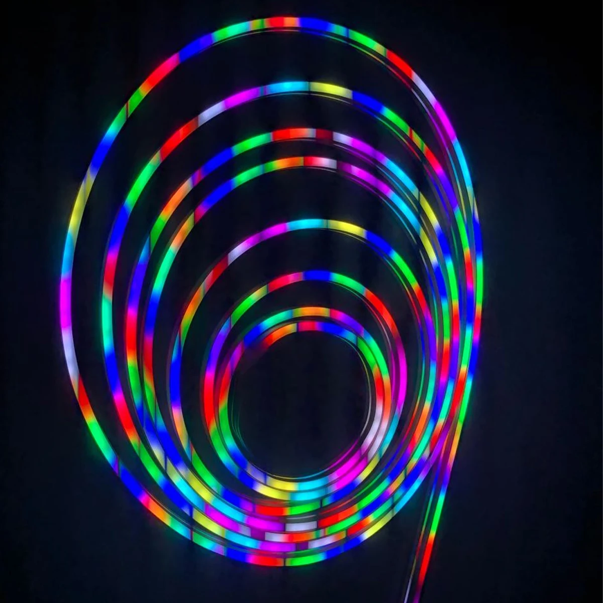 Led Flexible Neon Strip Light Feet Neon Lights RGB Words Decorate PC Market Party Wedding DC 12V Festival Decoration 20 80 100