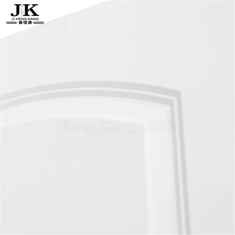 JHK-S03 Decorative Interior Door Skin Panels Types Of Door Skin With Smooth Surface White Arch Top 2 Panel Door Skin