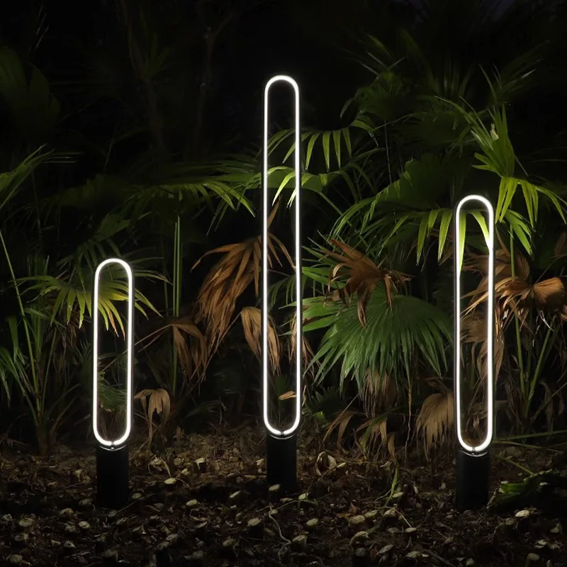 Creative solar decorative lights, courtyard landscape outdoor lights, waterproof aluminum lawn lights