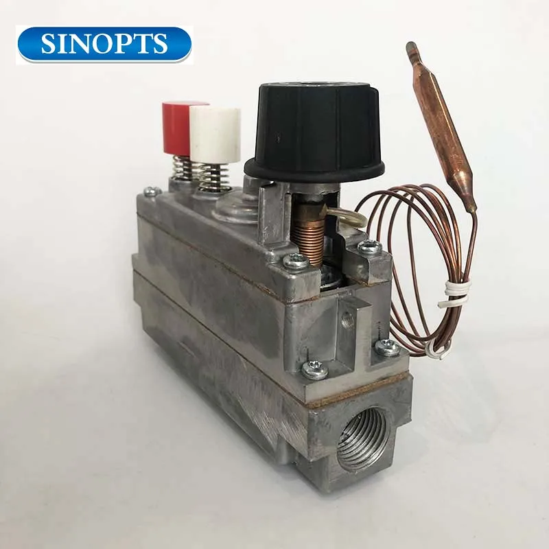 40-90 Degree Multifunctional gas thermostat valve for Domestic Space Heaters Water Heat
