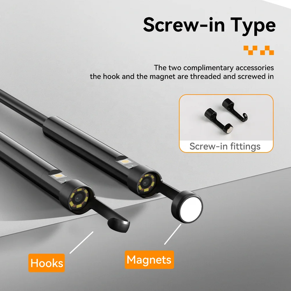 Virtual Dual triple 4.3 inch screen HD 1080P Pipe Inspection Industrial Endoscope Camera 1080p Portable Endoscope Camera