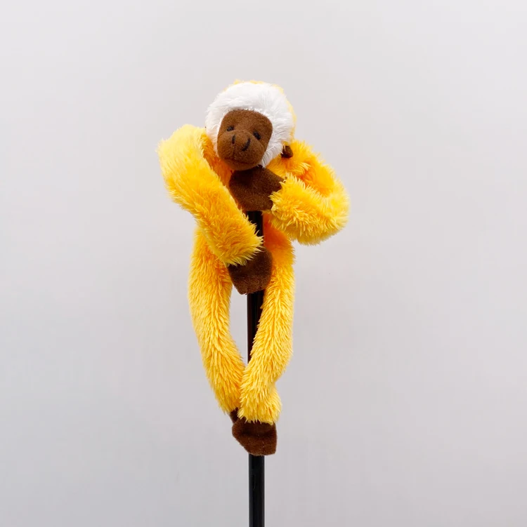 custom soft toy long tail long arms and legs magnet  rhesus monkey refrigerator magnets plush fridge magnet monkey