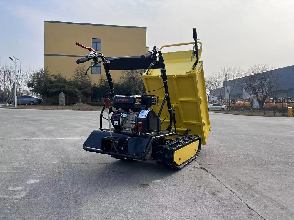 self load track dumper 1ton 2ton 3ton 4ton Woodland Garden Loader mini track crawler dumper in Malaysia