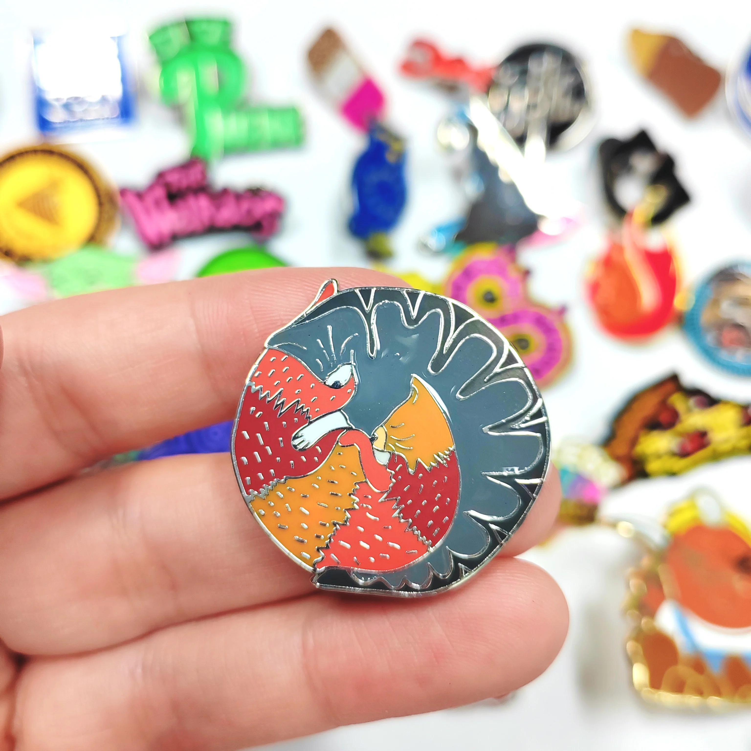 Free Proof China Manufacturers No MOQ Metal Hard Soft Enamel Custom badges Pins Brooch Cartoon Anime badges