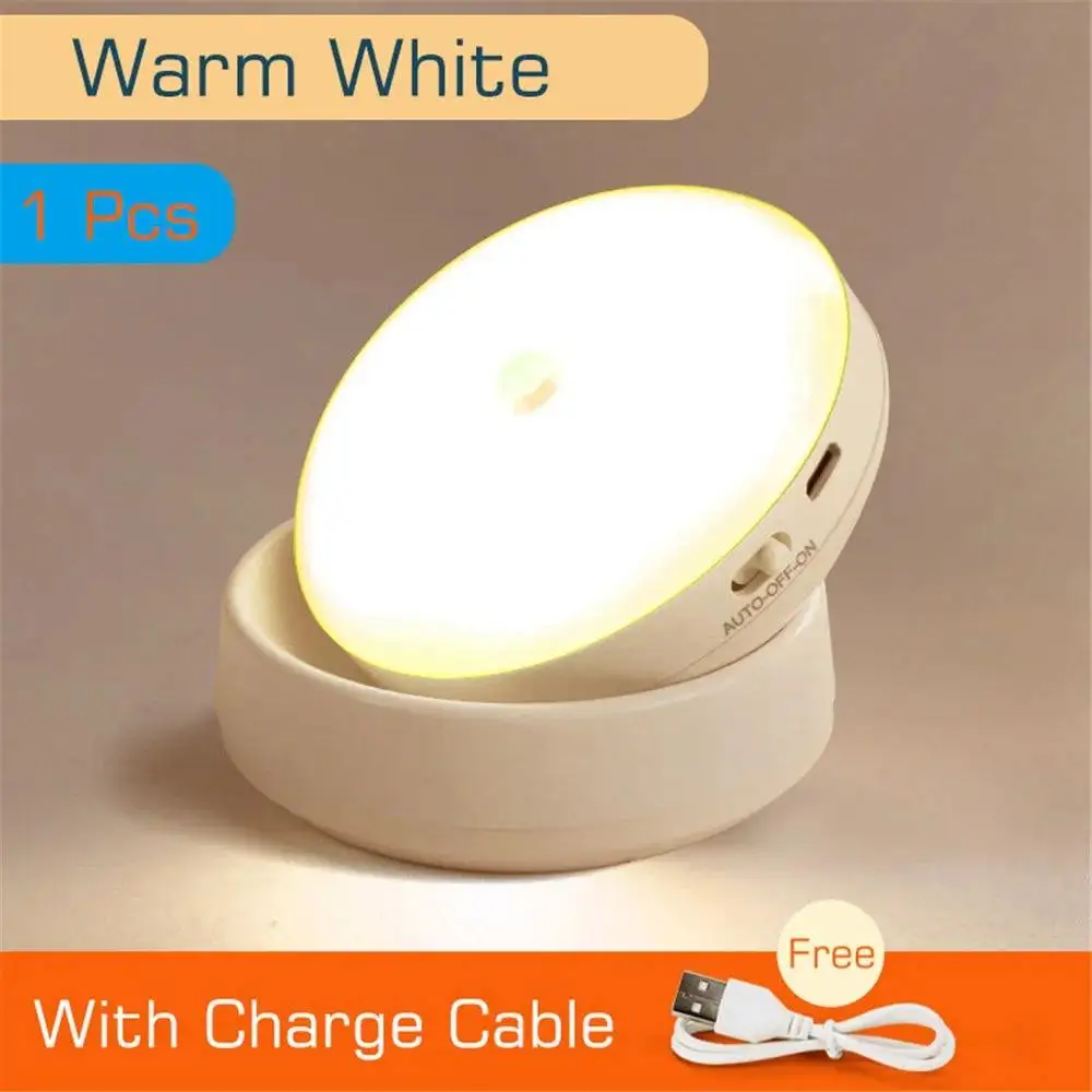 360 degree  Magnetic attraction base without dead corners Automatic wireless human body sensing light short charging time