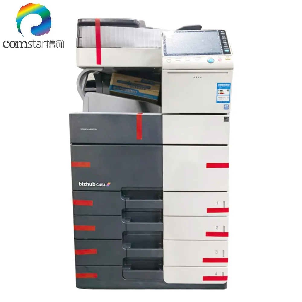 Хорошее состояние копировальный аппарат Konica Minolta Bizhub C454 C554 C364 C654 C754 цветной лазерный принтер A3