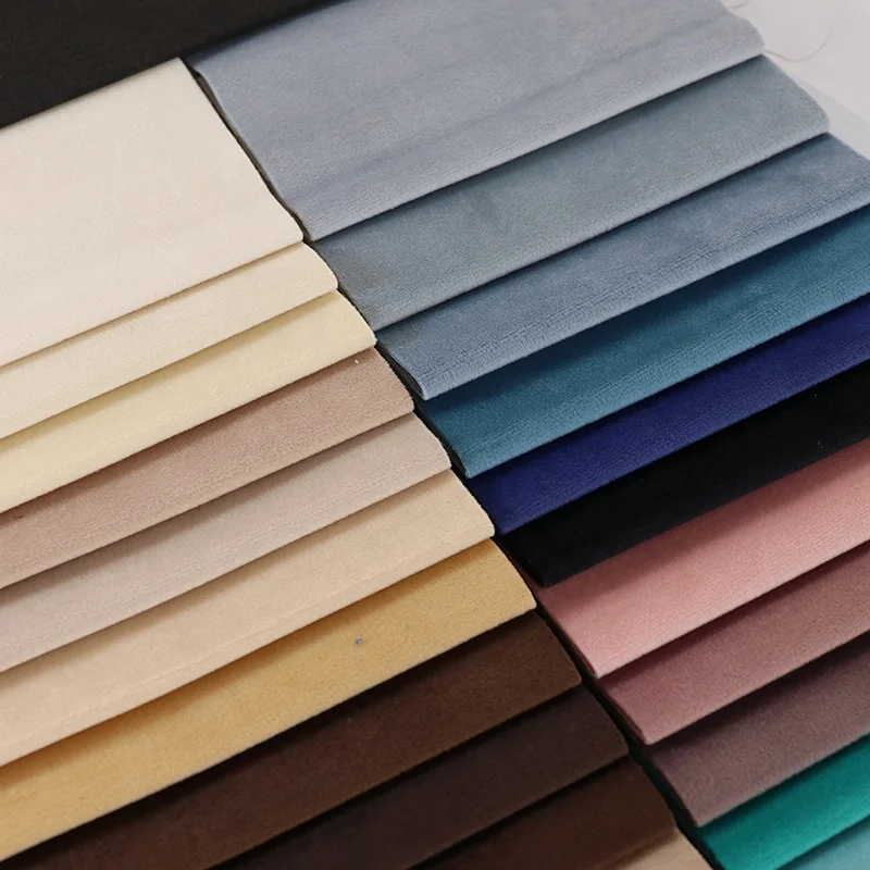 340 gsm All polyester fabric wholesale waterproof fabric home textile Velvet Fabric for furniture