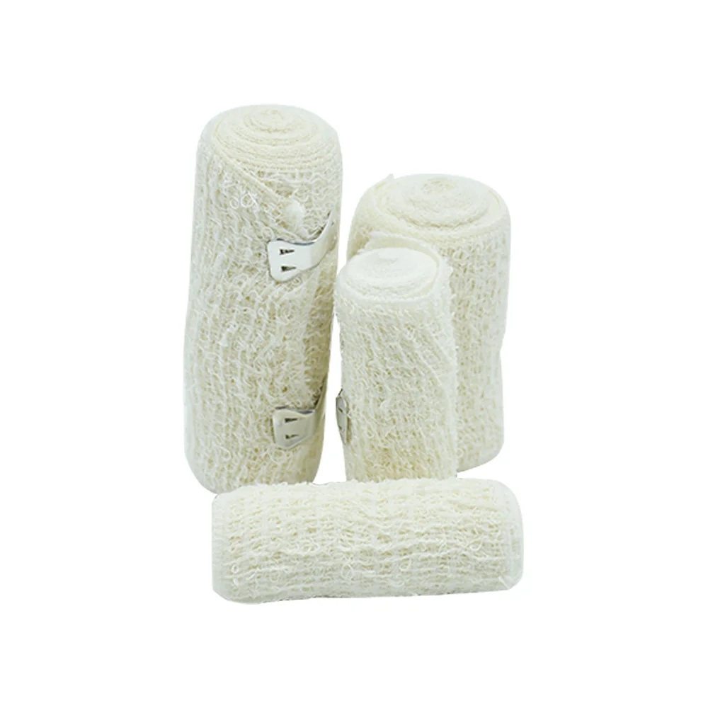 Chinese Factory Cheap Crepe Bandage Custom Cotton Spandex Medical Elastic Bandage
