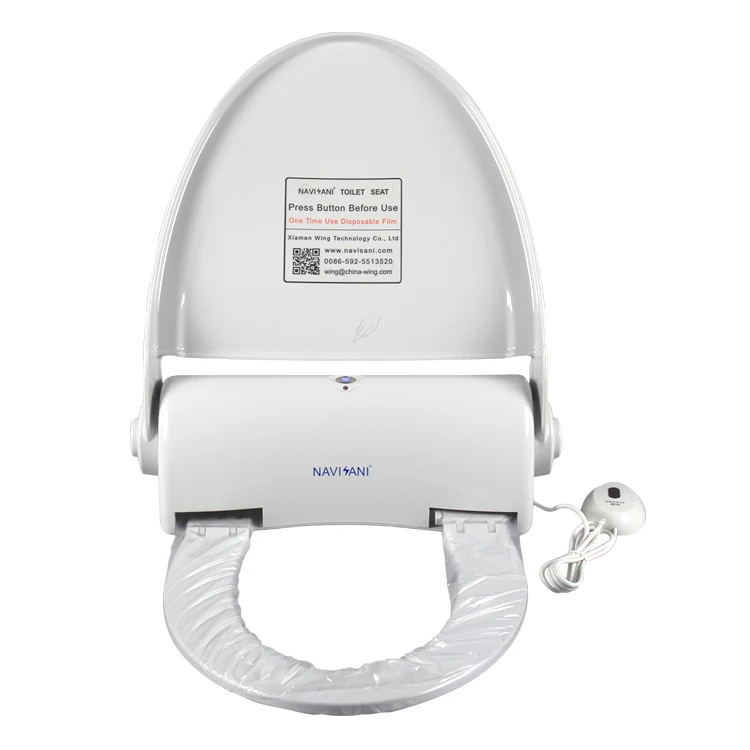 toilet smart seat battery operated intelligent toilet seat cover (1600165594404)