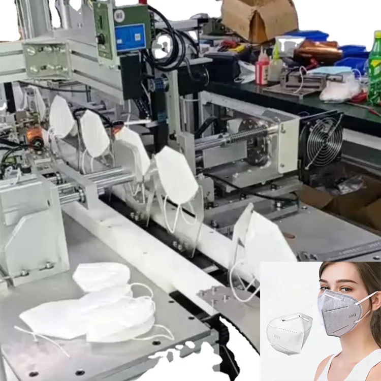 Машина для автоматической съемки маски N95, машина для изготовления маски для лица N95