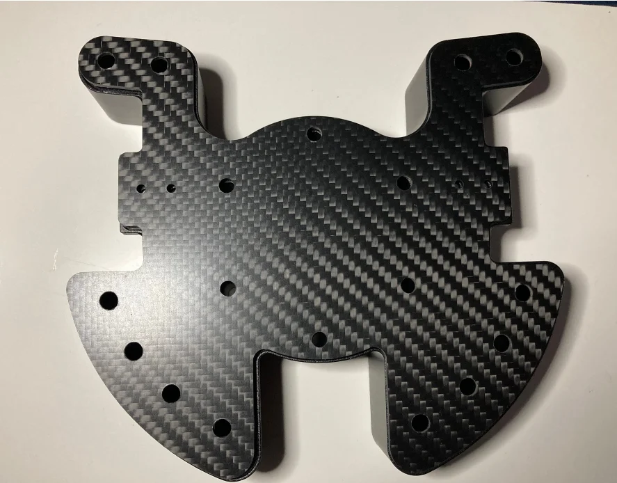 1mm 3mm 5mm 10mm 12mm High Strength steering wheel E-sports games carbon fiber cnc machining plate