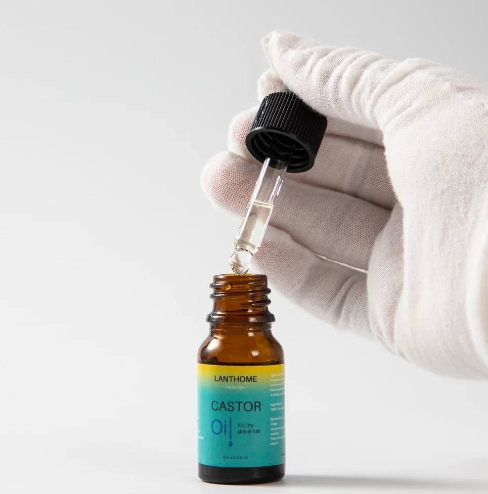 Private Label Longer Eyelashes Eyebrows And Hair Organic Vitamin E Castor Oil