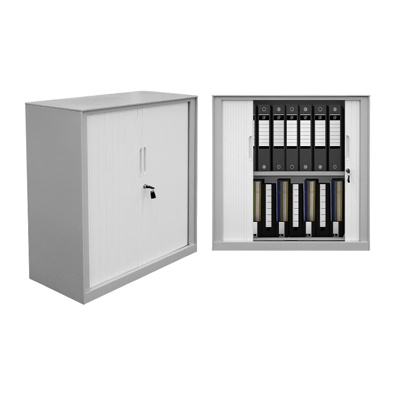 sliding lockable modern iron large small storage furniture home office steel metal roller shutter door filing cabinet