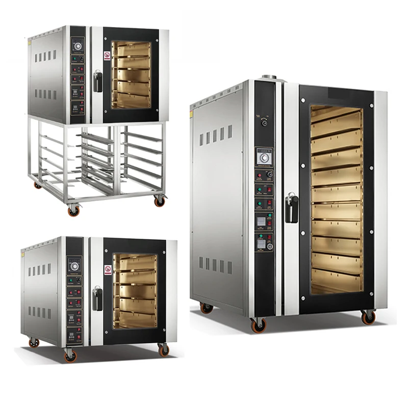 Commercial Cheap Electronic Solar Spray Steam Bakery Ovens For Bread Making Machine Low Prices Heat Hand Bakery-Ovens