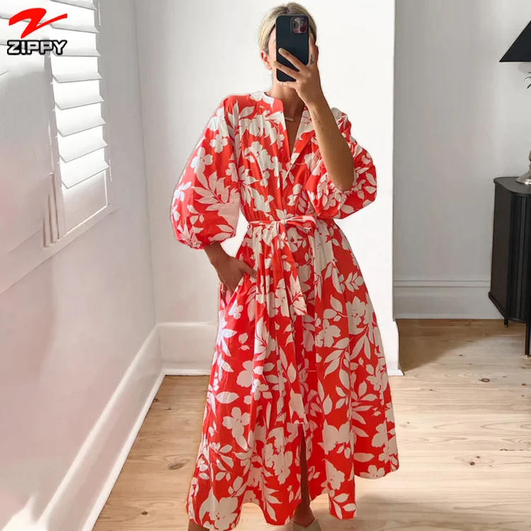alibaba  hot new style spring dress popular customized elegant skirt women dress 2018 for women clothing