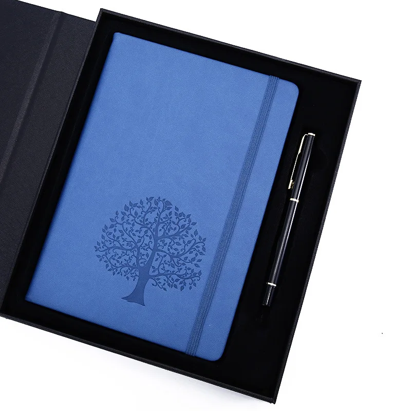 Custom Wholesale Diary 100 Sheets Inner Page Design Promotional School Exercise Softcover A5 PU Leather Notebooks