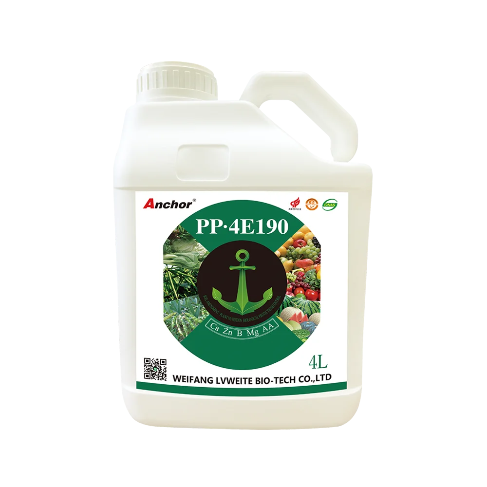 4E190/Жидкий водорастворимый хелатированный кальций, магний, цинк B, массовое удобрение