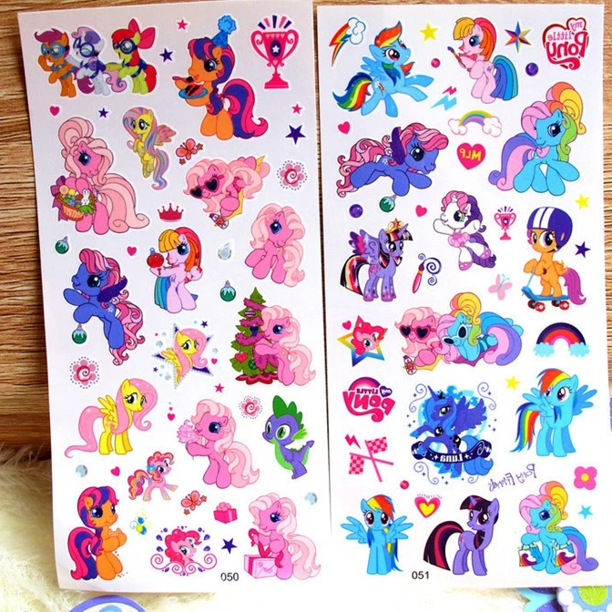 Custom design safe water transfer hand tattoos sticker for kids Wholesale cute cartoon temporary tattoo stickers