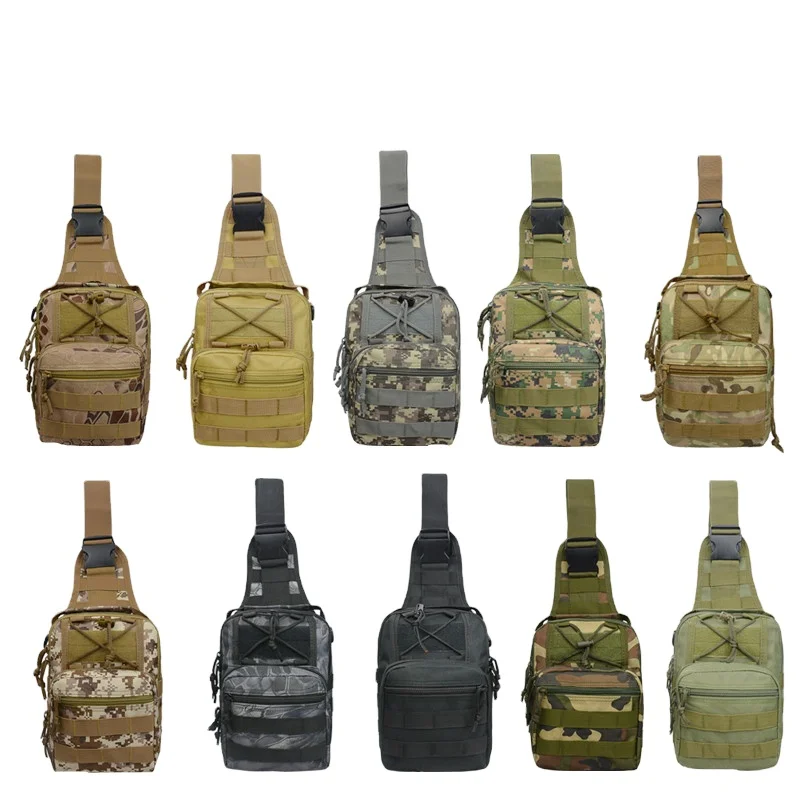 Nice Design Oxford Olive Green Camo Camouflage bum bags Tactical Chest Bags