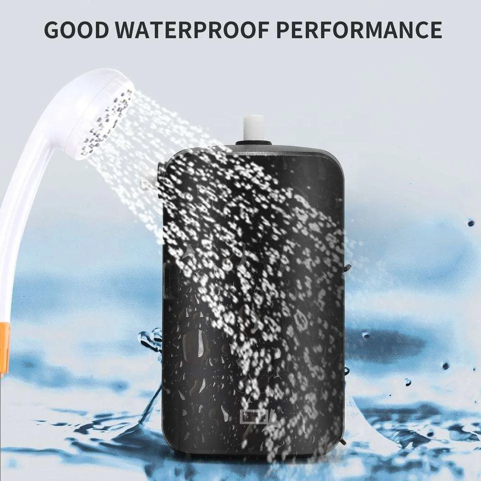 Shower Pump Travel Portable Waterproof Hanging Car Wash USB Rechargeable Outdoor Camping Hiking Gardening Tools