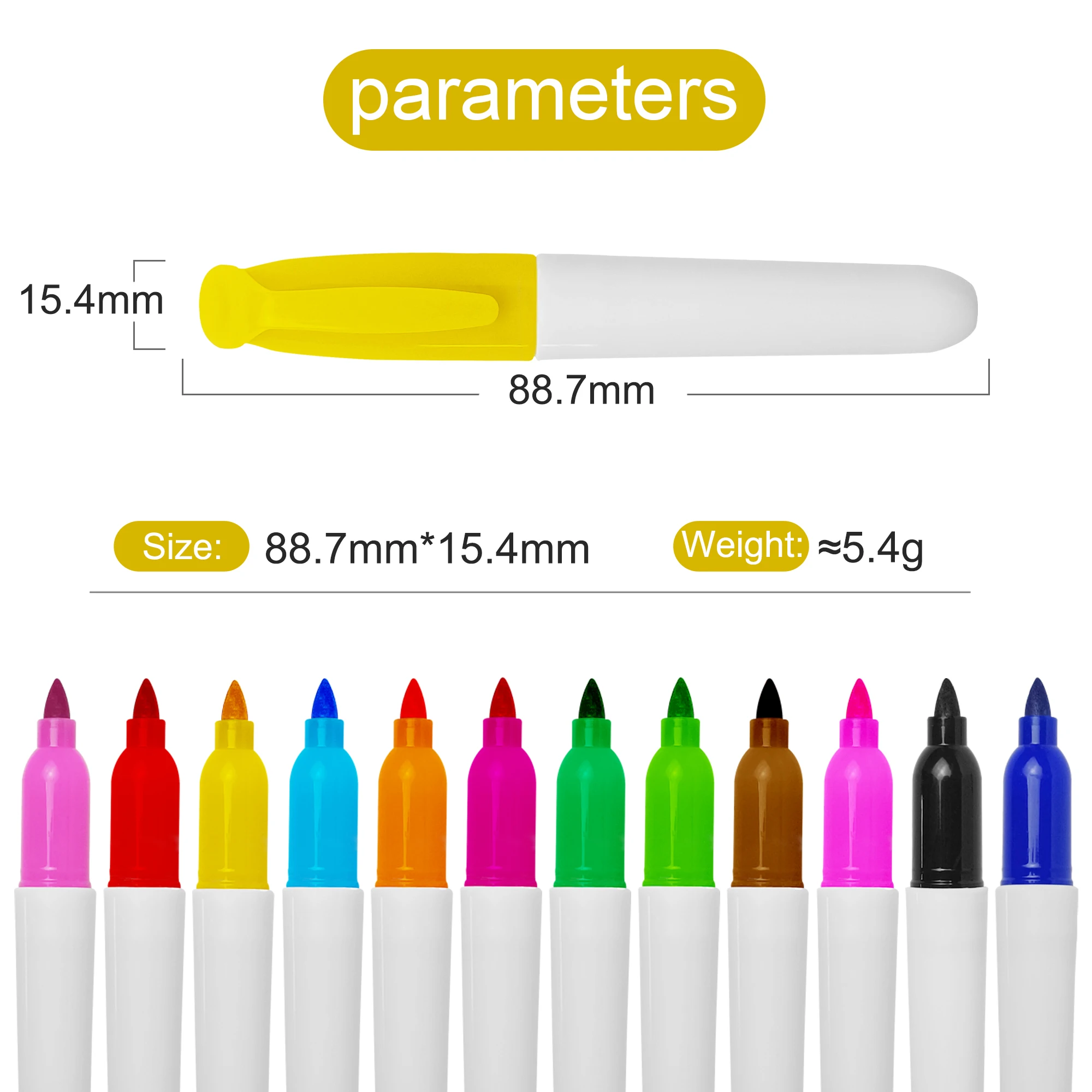 mini whiteboard marker for coloring  Dry Erase Whiteboard Marker Pen For School Teaching Office Working