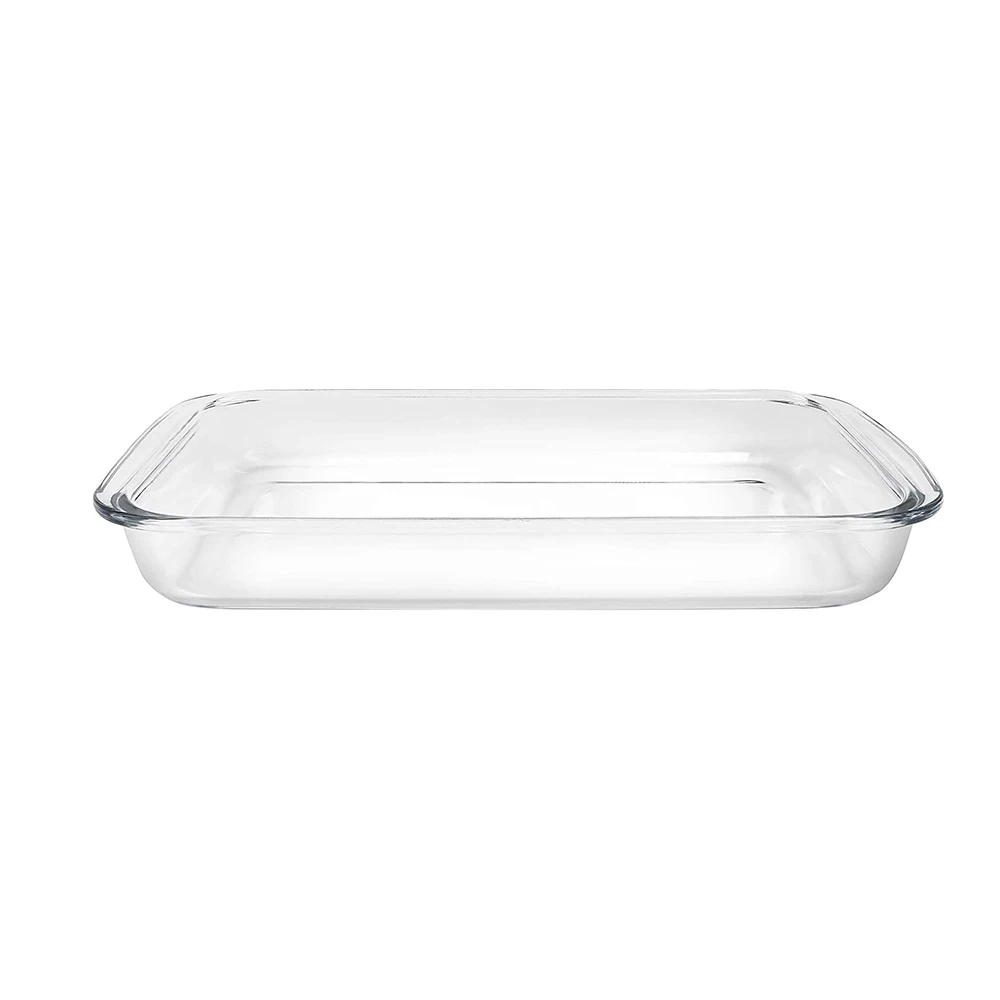 Rectangle Oven Safe High Borosilicate Glass Baking Dishes Glass Bakeware With Lid for Household Baking Dish