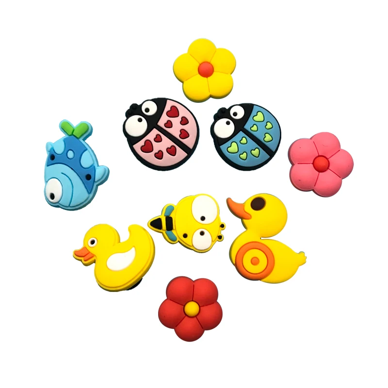 Cute cartoon custom charm crocodile shoe decoration manufacturer directly wholesales shoe buckle and shoe accessories