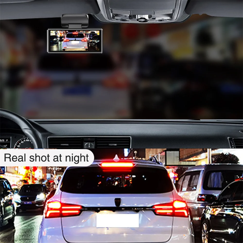 4 Inch Car DVR 4K Mini dual camera dash cam Wifi GPS FHD 3840*2160P car dash camera  Recorder front and rear with app