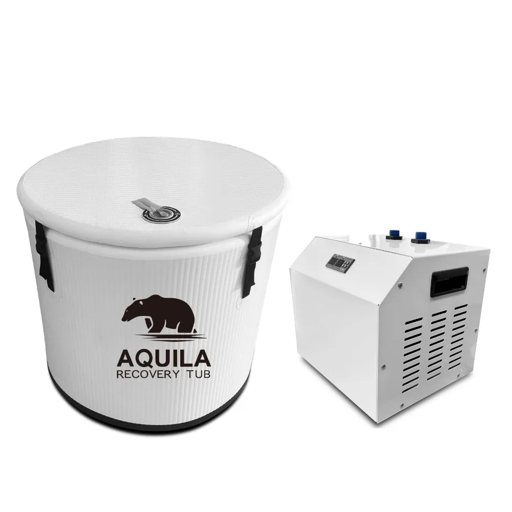 OEM Cold Plunge and Cooler Portable Recovery Pod Unit Inflatable Barrel Ice Bath with Chiller