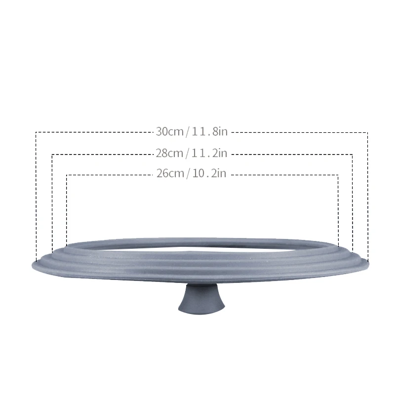 Wholesale high-quality kitchen utensils tempered glass multi-function covers pot covers with silicon knobs