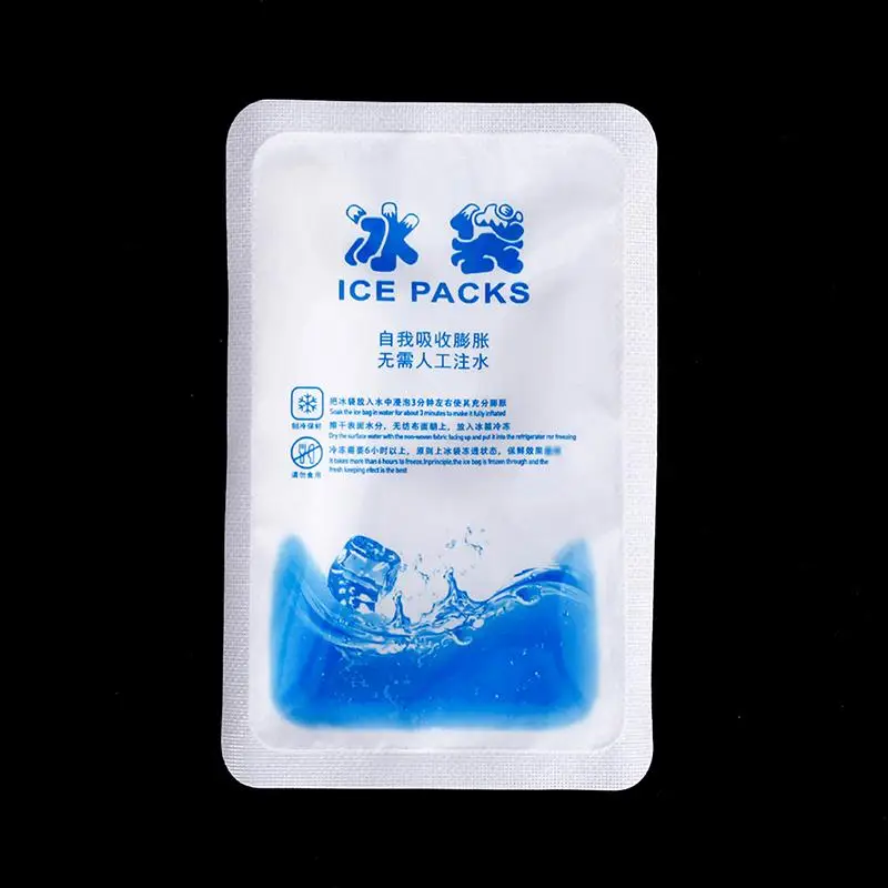 Single Packs Dry Ice Pack Sheets for Shipping Frozen Food Cooler Cold Pack for Lunch Bag Box Reusable Freezer Block Ice sheet