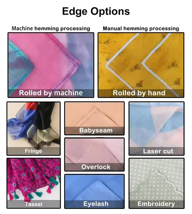 Wholesale 100% Silk Scarf Digital Printing Women Square Scarf Custom LOGO Silk Scarves