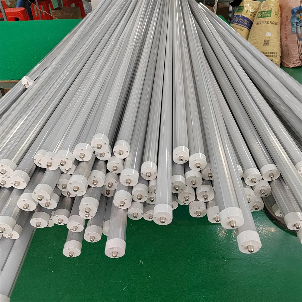 8FT single pin led tube 36w 240cm 60W frosted cover fluorescent tub t8 led tube daylight led tubes lights Vshaped