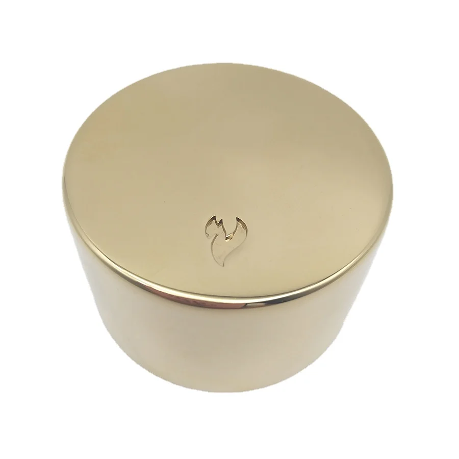 Custom zinc alloy gold finish gas stove knob