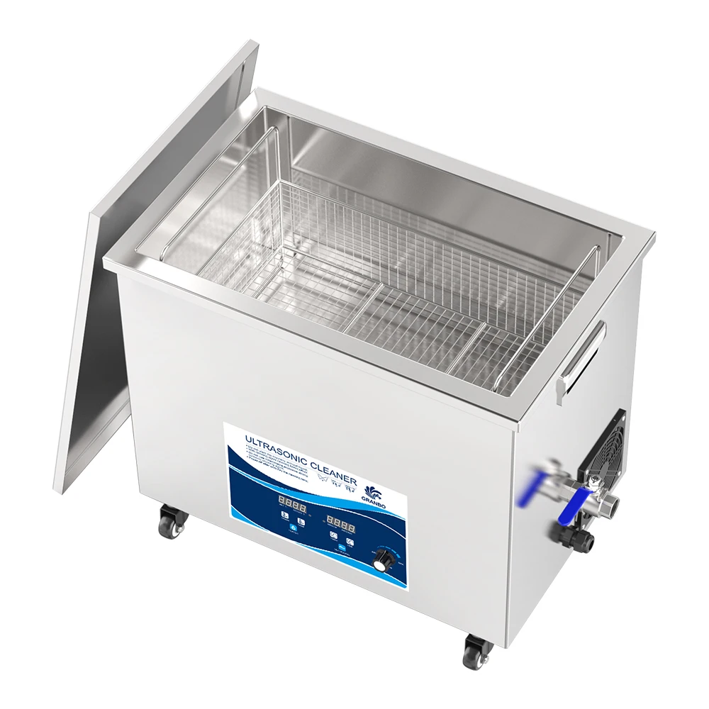 GRANBO 38L 28/40KHz 600W Ultrasound Washing Machine For Engine Block Carbon Cylinder Carburetor Lab DPF Ultrasonic Cleaner Tank
