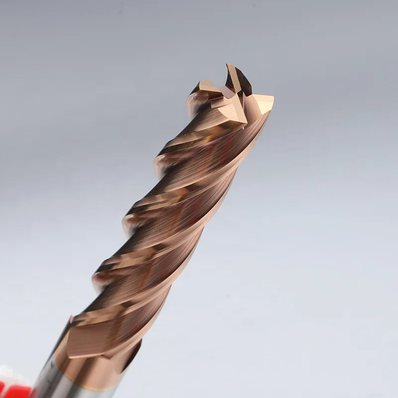 HRC60 Tungsten Carbide End Mill CNC Cutting Tools Flat Endmill Lathe Tool