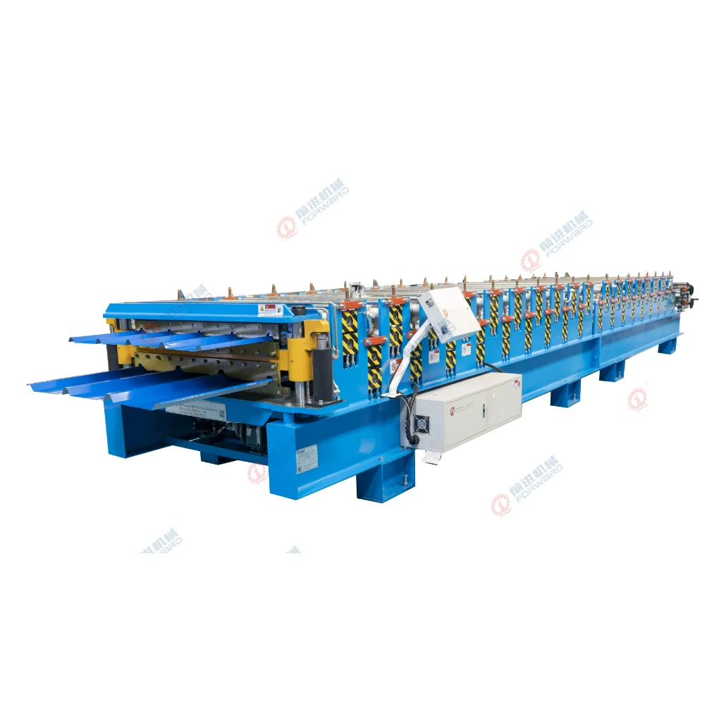 High Accuracy Double-Layer Sheet Roll Forming Machine with High Configuration For Construction Industry