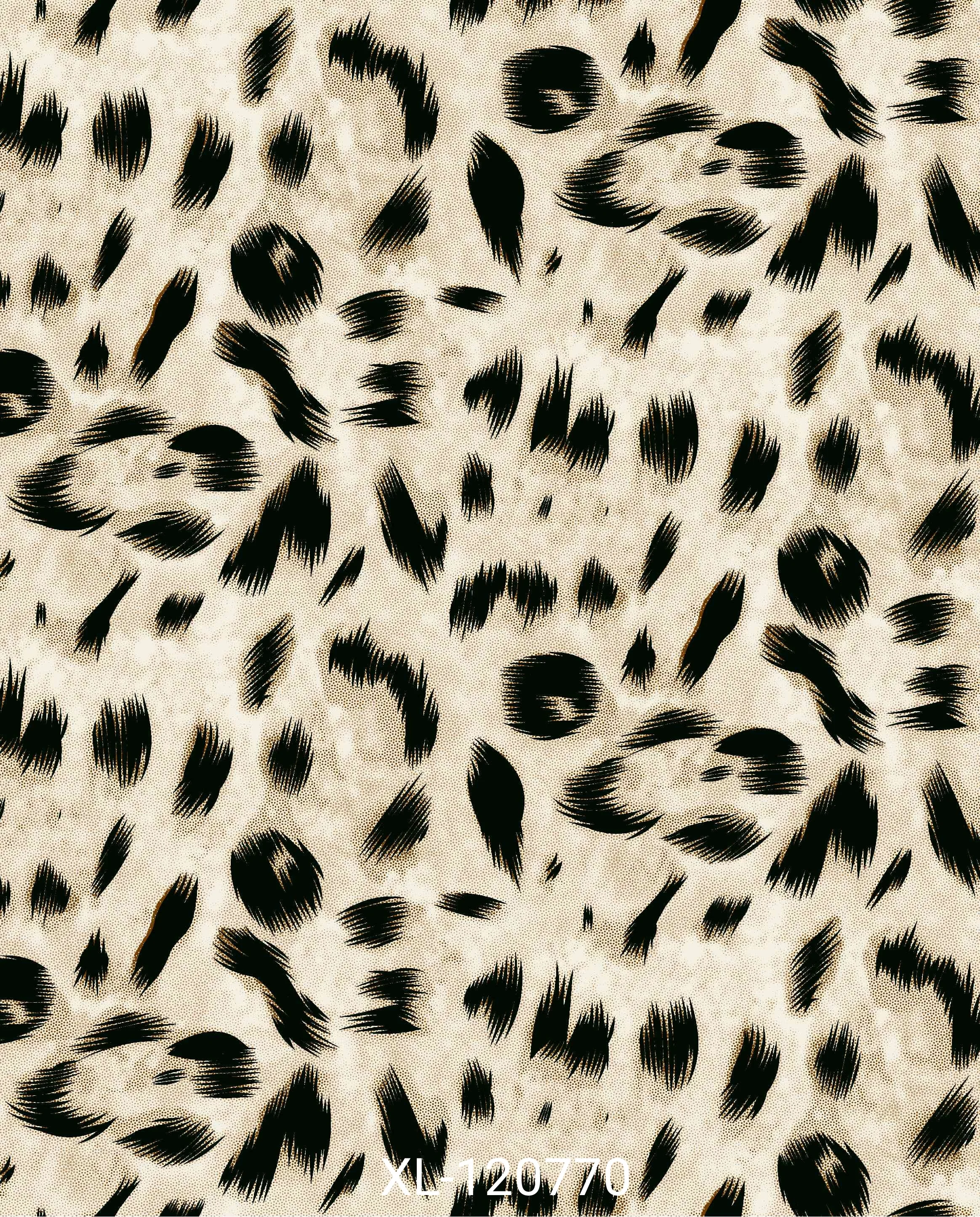82% Polyester 18% Spandex Shrink-Resistant Leopard-Print Polyester Swimwear Sportswear Fabric
