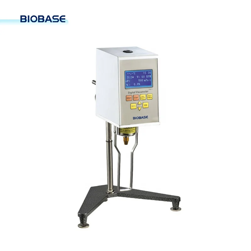 Biobase Digital Viscometer 1~6,000,000 mPa.s With Printer RTD temperature probe Viscometer For Lab Hospital
